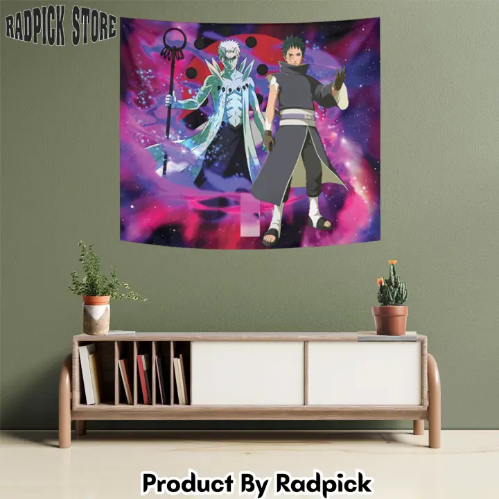 Uchiha obito tapestry custom galaxy anime wall decor  rp5947343